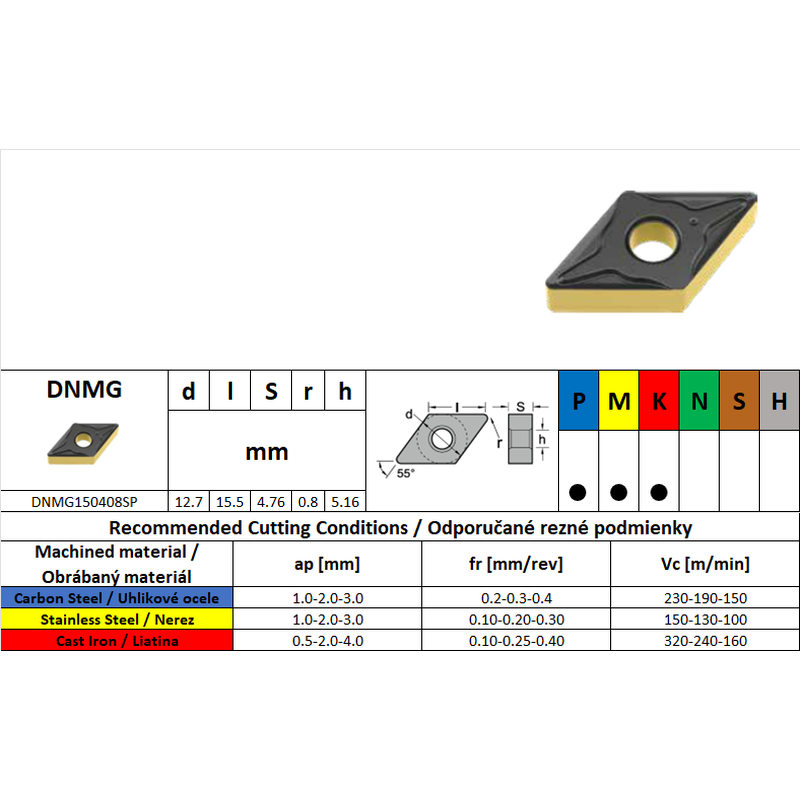 CARBEX DNMG150408SP